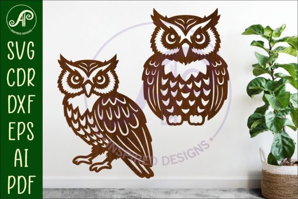 Download Owl Wall Art Sign, SVG File. Vector - Wall art Collection