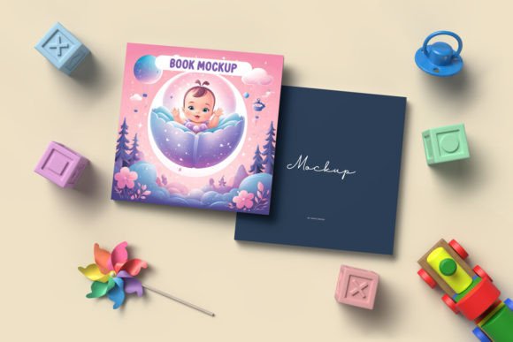 Download Adorable Baby Book Cover Mockup - Adorable Collection